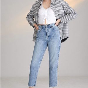 Pacsun Straight Leg Jeans Blue